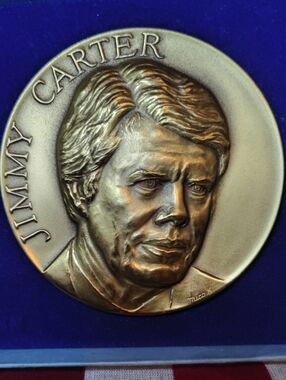 🌹PRISTINE 1977 Jimmy Carter Official Inaugural Medal – Low # Limited Edition🌹